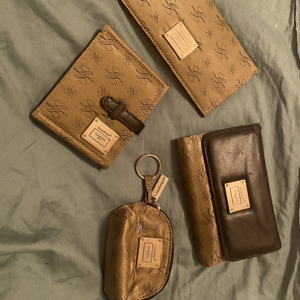 Longaberger Wallet Set